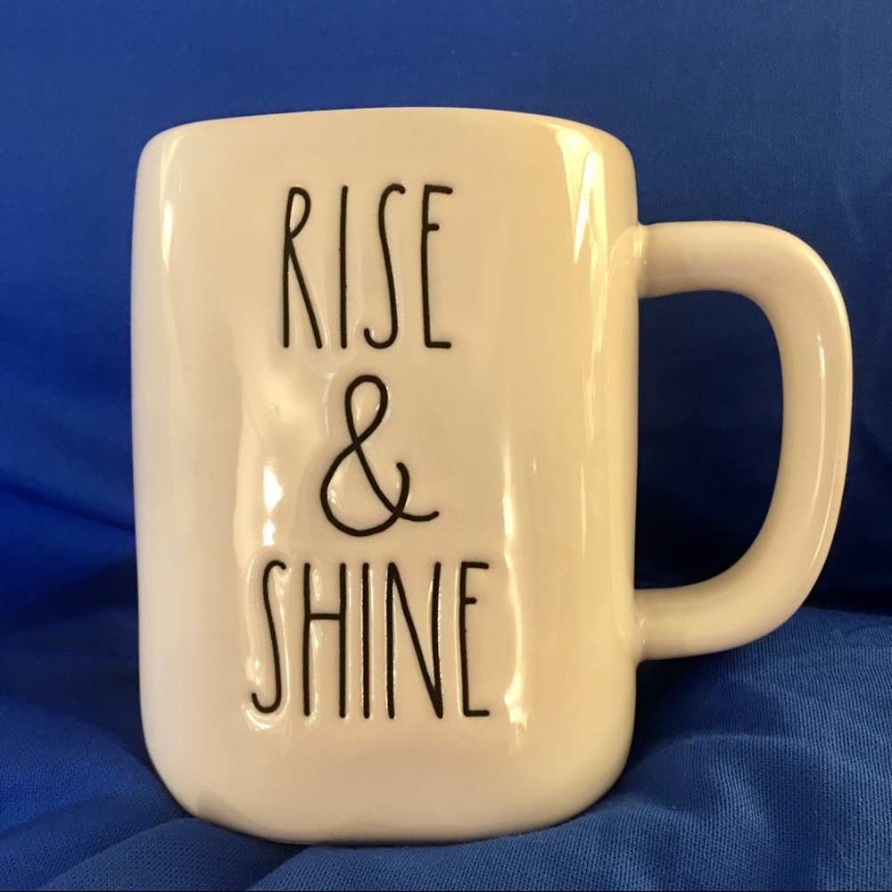 Rae Dunn Ceramic 19.5 ounce mug.  Dishwasher and Microwave Safe.